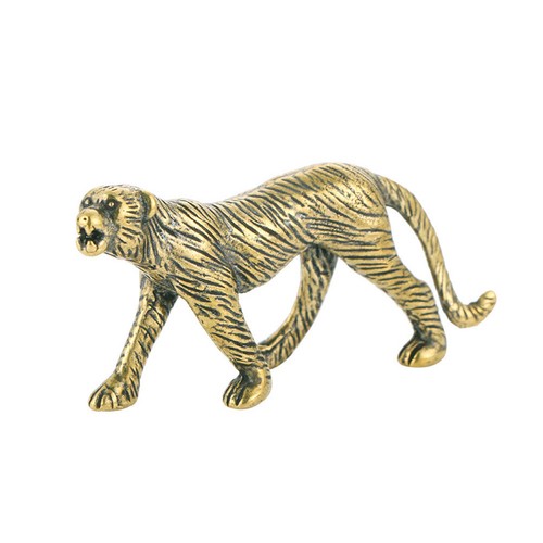 Brass leopard antique - brass,