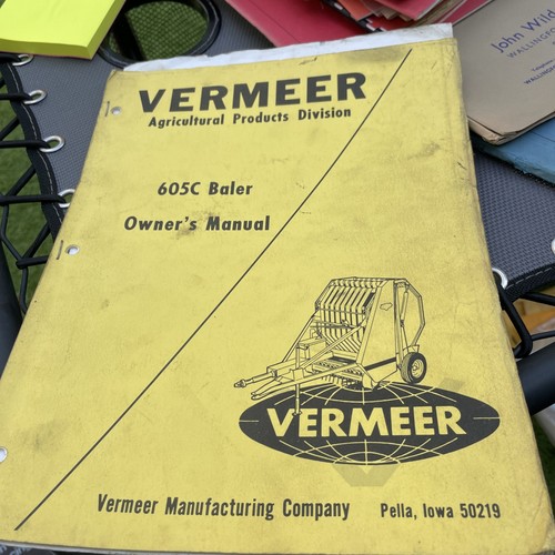 Vermeer 605c hay baler - vermeer,