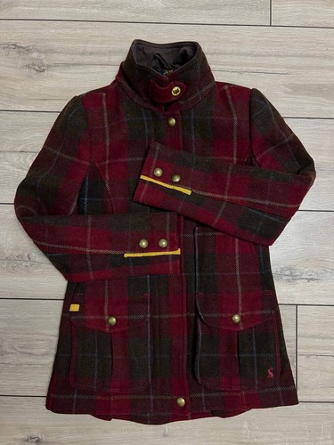Womens joules filed coat - joules, tweed
