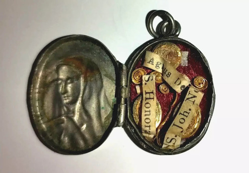 Silver antique catholic - antique,
