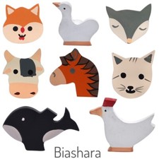 CHILDRENS DOOR KNOBS KIDS Room Cupboard Handles NURSERY Drawer Pulls Animals Fun