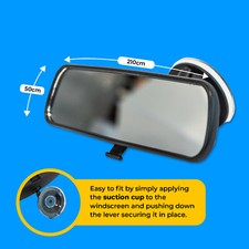 Large universal rear view - universal,