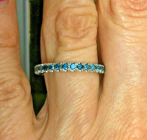 Blue sapphire diamond wedding - blue,