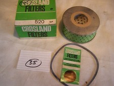 Triumph GT6, 72on/Standard Vanguard, 1961 up to engine 4724E, oil filter.