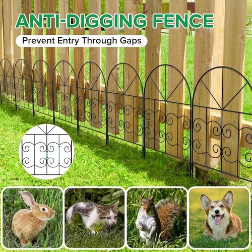 10pcs metal garden fence - metal,