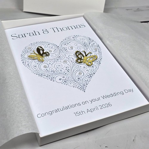 Personalised wedding card - card, |