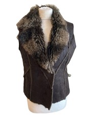 Women's Y2K Dark Brown Faux