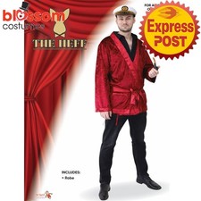 CA3199 Red Smoking Jacket Robe
