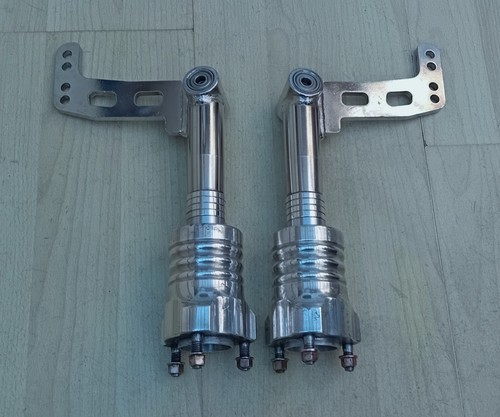New 25mm chrome stub - 25mm, axles