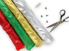 Paper Lamé Metallic Fabric Lame Lightweight Dressmaking Costume Material