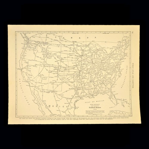 Vintage united states railroad - vintage,