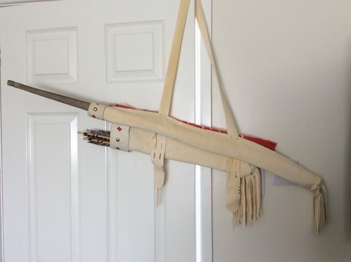 American indian quiver bow - quiver,