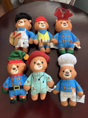 Paddington bear soft toys - 6, x