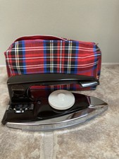 Vintage Franzus Travel Iron Air-Lite AL 100 Fold Up Barely Used