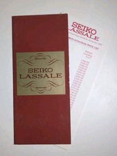 Seiko Lassale Catalogue and