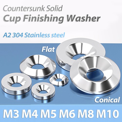 Countersunk solid cup - solid,