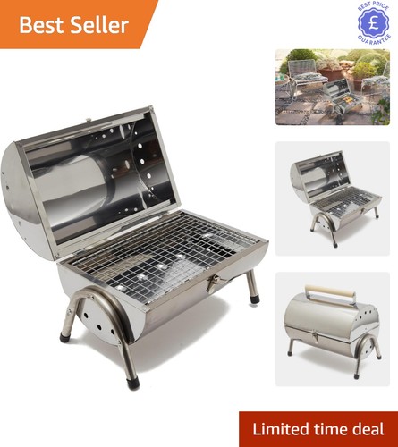 Foldable oil drum bbq - foldable,
