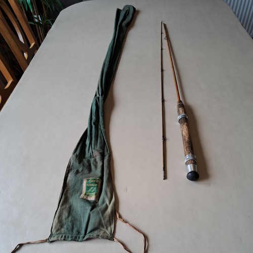 Vintage fishing rod - with, split