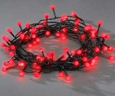 80 LED Red Berry Fairy Lights
