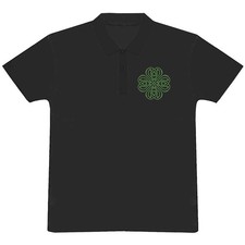 'Celtic Shamrock' Adult Polo Shirt / T-Shirt (PL023626)