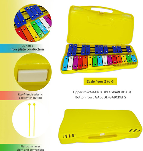 Glockenspiel note xylophone - glockenspiel, 25-note