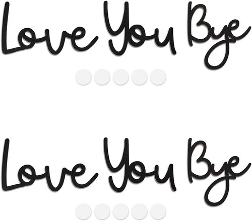 Pack love you bye wooden - "love,
