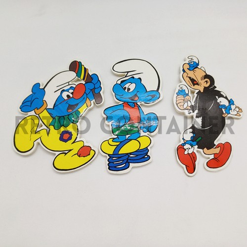 Vintage sticker smurfs - vintage,