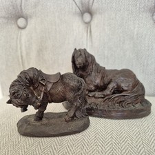 Shetland Pony In Harness Horse Ornament J Spouse Bronze Effect Resin and Other