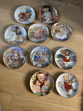 Limited Edition Franklin Mint Heirloom Teddy Bear Plate Collection Without Boxes