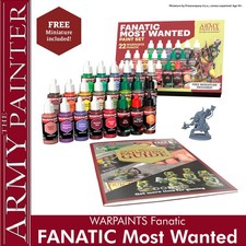 Army Painter Warpaints Fanatic MOST WANTED 22 18ml colours Acrylic paint WP8071P