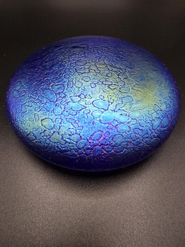 Heron glass azure blue - glass.,