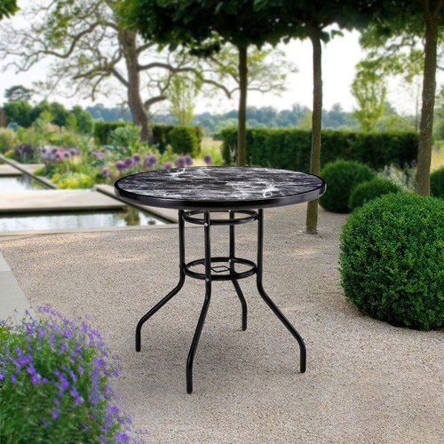 Stone square table glass - square,