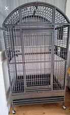Parrot cage on wheels and is heavy. large Used.