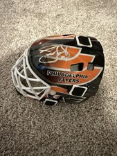 Sean Burke Signed Goalie Mask W/COA FLYERS