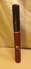Mini Digeridoo  Australian Aboriginal Hand Painted Stork And Red Sand Design 16"