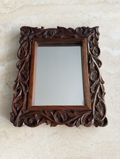 Vintage Small Carved Oak