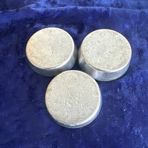 Pewter bar ingots - 3x,