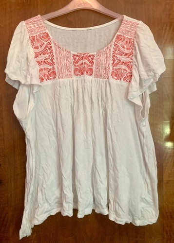 Tunic top white coral - tunic,