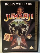 Jumanji (1995) collectors edition - Robin Williams (2003, DVD) UK/R2/Cert PG 