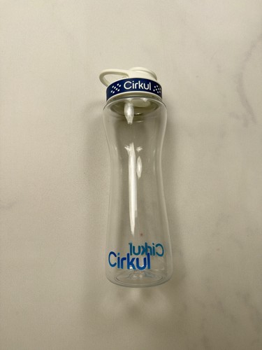 Cirkul water bottle clear blue - cirkul,