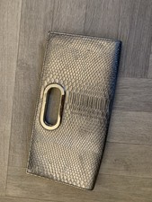 Pewter Evie Large Clutch Bag