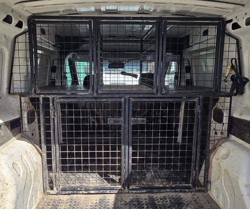 Dog walker van crates - van,
