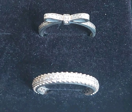 Pandora silver rings size - silver,