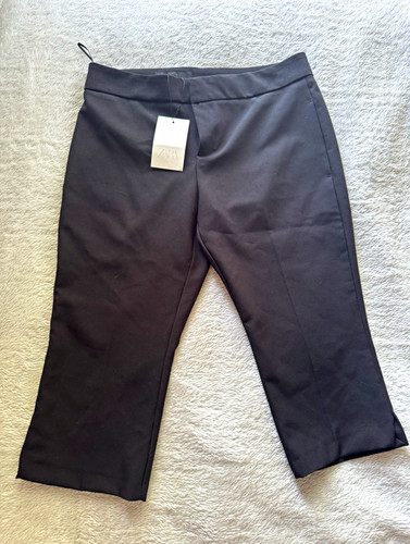 Zara black mid waist - black, mid-waist