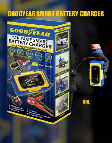 Goodyear smart battery charger - battery,