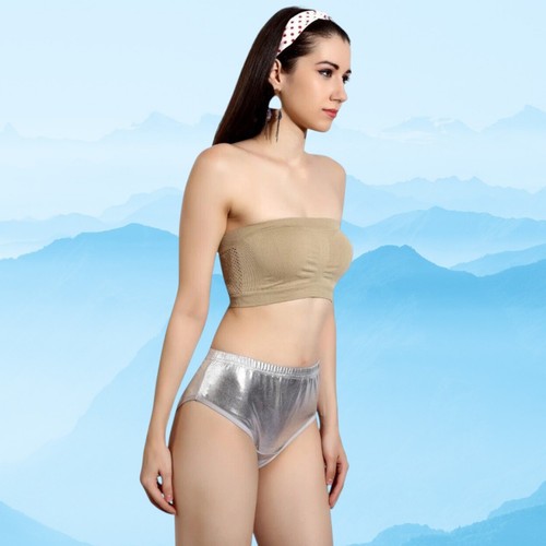 Women glossy soft elastic - glossy,