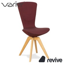 Varier Invite Fabric Chair Purple Oak Natural Brown UMA 661 By Olav Eldøy