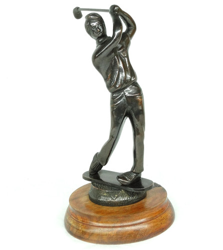 Bronze metal golfing - bronze,
