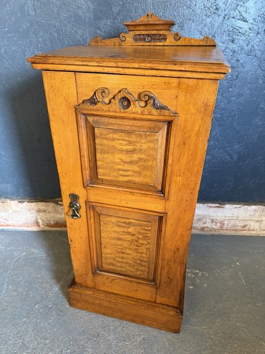 Antique walnut pot cupboard - walnut,