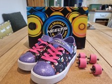 Heelys Snazzy Black Multi Trainers Skates Size 13 UK